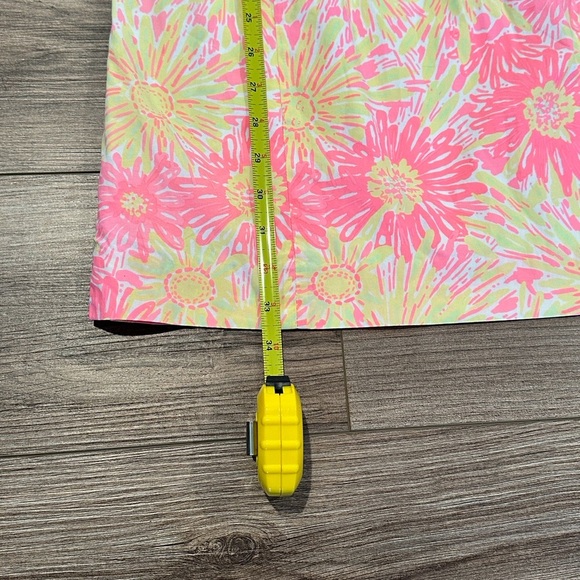 Lilly Pulitzer Janice Shift Dress in Resort White Sun Kissed Pink and Yellow - Picture 9 of 10